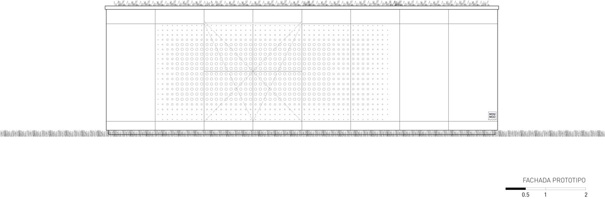 Fachada lateral com aberturas, projeto da MAPA Arquitetura