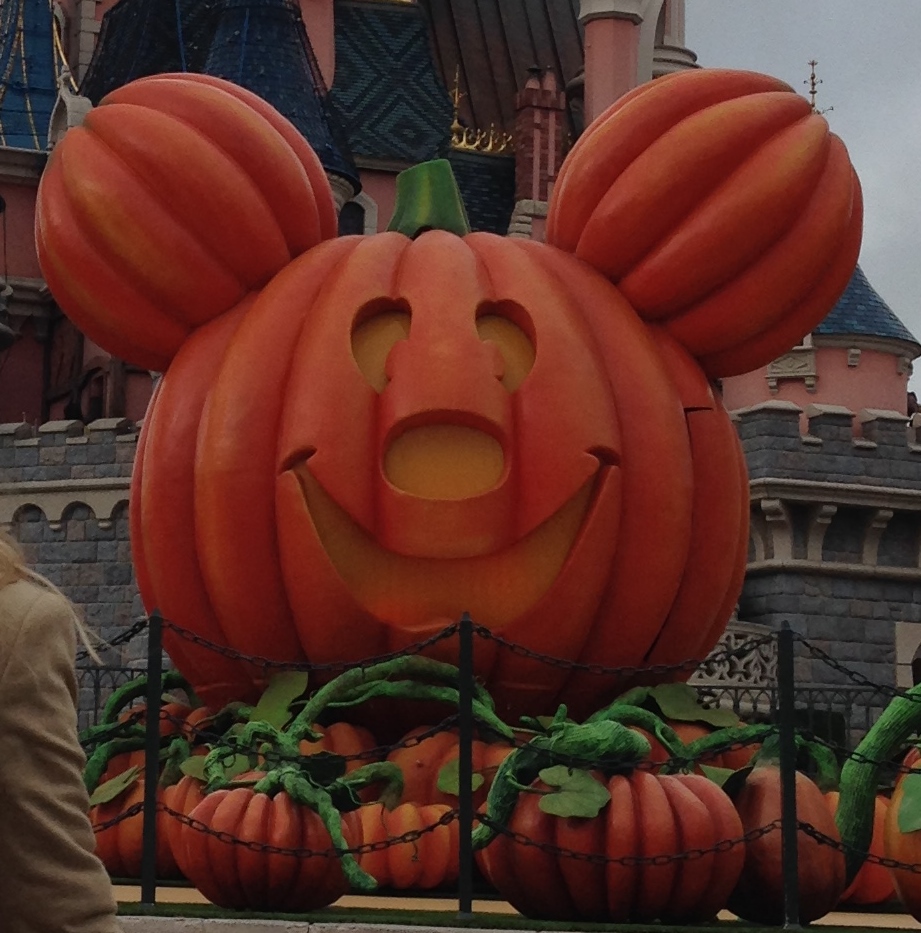 Mickey cabeça de abóbora!