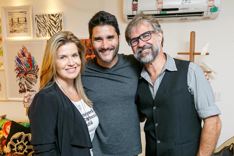 PATRICIA FUIZA, FABIO BOUILLET E CARLOS MOTTA